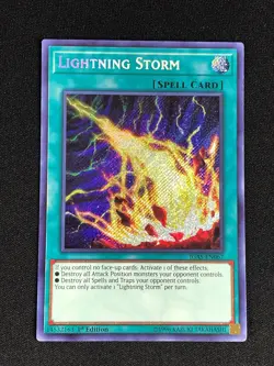 Yugioh Lightning Storm 1st Edition IGAS-EN067 Secret Rare Near Mint - Image 1