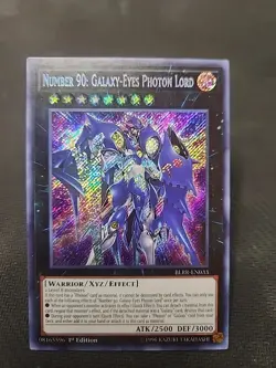 Yugioh Number 90: Galaxy-Eyes Photon Lord BLRR-EN033 1st Edition NM - Image 1