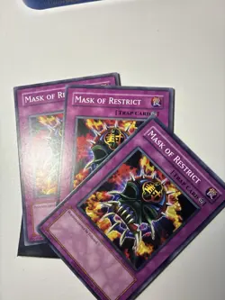 YUGIOH - MASK OF RESTRICT X3 - COMMON - RP02 - NM - Image 1