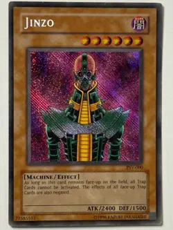 YuGiOh / Jinzo / PSV-000 / Pharaoh's Servant / Unlimited Edition MP-HP - Image 1