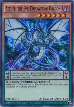 YUGIOH Aether, the Evil Empowering Dragon Deck Complete 40 Cards - Image 1