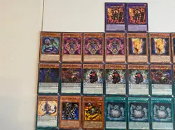 YUGIOH Akiba D/D/D Deck Fiend Complete 42 Cards - Image 5