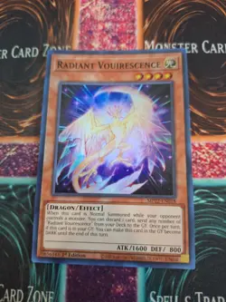 Yugioh Radiant Vouirescence MP22-EN018 Super Rare 1st Edition Near Mint - Image 1