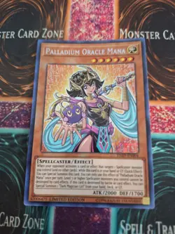Yugioh Palladium Oracle Mana TN19-EN004 Prismatic Secret Rare Limited Near Mint - Image 1