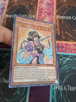 Yugioh Palladium Oracle Mana TN19-EN004 Prismatic Secret Rare Limited Near Mint - Image 2