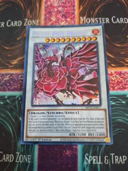 Yugioh Ruddy Rose Dragon MP22-EN077 Prismatic Secret Rare 1st Edition Near Mint - Image 1