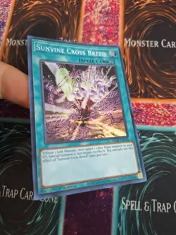 Yugioh Sunvine Cross Breed MP22-EN116 Super Rare 1st Edition Near Mint - Image 2