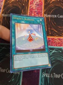 Yugioh Sprite's Blessing MP22-EN252 Ultra Rare 1st Edition Near Mint - Image 2