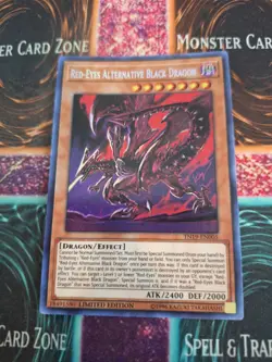 Yugioh Red-Eyes Alternative Black Dragon TN19-EN005 Prismatic Secret Limited NM - Image 1