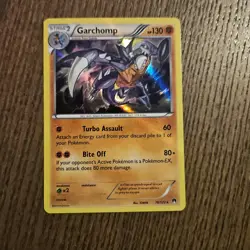Pokemon Card TCG Garchomp xy Breakpoint 70/122 Holo Rare NM 2016 HOLO BLEED - Image 1
