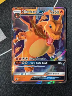 Charizard GX SM211 SM Promo Hidden Fates Tin - Pokemon Card Near Mint - Image 1