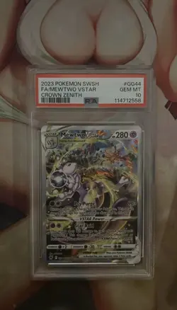PSA 10 Mewtwo VSTAR GG44/GG70 Crown Zenith Pokemon Card | SHIPS FAST - Image 1