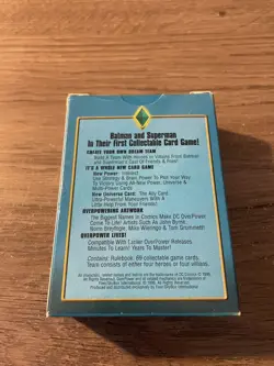 1996 DC COMICS OVERPOWER BATMAN SUPERMAN STARTER DECK 69 GAME CARDS - Image 2