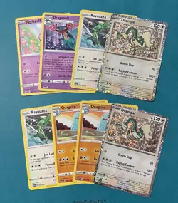 Pokemon TCG: McDonald's 2024 Promos Lot with 2 Holo Drampa, NM + 1 DMG (8 cards) - Image 1