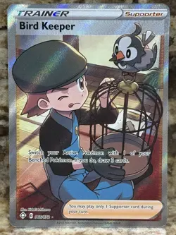 Bird Keeper Trainer Card (Full Art) 066/072 Shining Fates Holo NM - Image 1