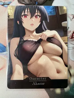 Akame Akame Ga Kill! Goddess Story Waifu Anime Custom Card - Image 1