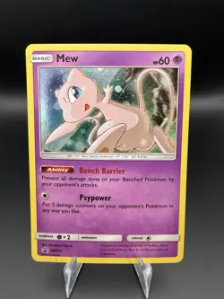 Pokemon TCG Mew SM215 Holo Hidden Fates Promo Card 2019 - Image 1