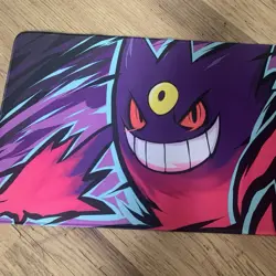 Mega Gengar Rubber Playmat Play Mat For Tcg Trading Card Game Cards Pad Gaming - Image 2