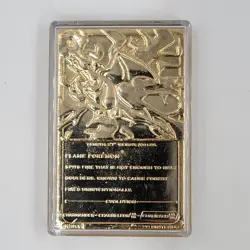 23K Gold Plated CHARIZARD Trading Card 1999 Burger King Pokemon Ball Blue - Image 4