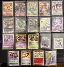 Pokemon Lot of 19 Cards Evolutions Charizard Umbreon EX Fates Collide & More! - Image 1