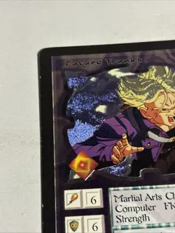 Dragonball Z Ani-Mayhem Set 2 Future Trunks FOIL Card 1997 RARE - LP - Image 2