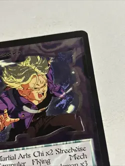 Dragonball Z Ani-Mayhem Set 2 Future Trunks FOIL Card 1997 RARE - LP - Image 3