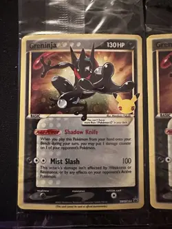 Pokemon Celebrations Greninja Gold Star X4 SWSH144 2 Sealed & 2 Open (4 Cards) - Image 2