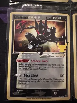Pokemon Celebrations Greninja Gold Star X4 SWSH144 2 Sealed & 2 Open (4 Cards) - Image 4