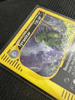 Pokemon TCG Tyranitar Aquapolis Holo Card H28/32 - Image 2
