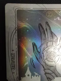 MTG Arcane Signet Rainbow Foil Secret Lair Rovina Cai Card 0820 - Image 2