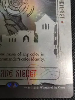 MTG Arcane Signet Rainbow Foil Secret Lair Rovina Cai Card 0820 - Image 5