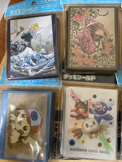 6x Lot New Official Pokemon Card Sleeves Surfing Pikachu - Image 2