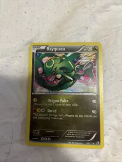 Pokemon TCG Rayquaza Holo Rare Card 93/113 B&W: Legendary Treasures - Image 1