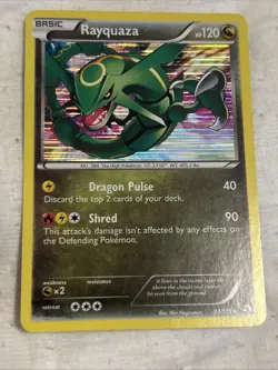 Pokemon TCG Rayquaza Holo Rare Card 93/113 B&W: Legendary Treasures - Image 4