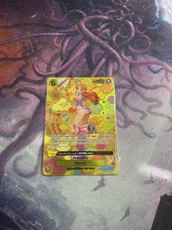 Nami SP Alt Art OP08-106 SR Emperors in the New World ONE PIECE Card NM - Image 1
