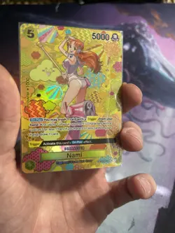 Nami SP Alt Art OP08-106 SR Emperors in the New World ONE PIECE Card NM - Image 4