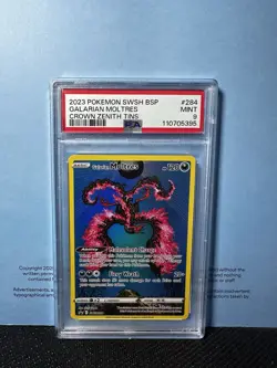 Galarian Moltres SWSH284 SWSH: Sword & Shield Promo Cards Holo PSA 9 - Image 1