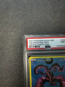 Galarian Moltres SWSH284 SWSH: Sword & Shield Promo Cards Holo PSA 9 - Image 3