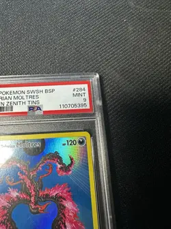 Galarian Moltres SWSH284 SWSH: Sword & Shield Promo Cards Holo PSA 9 - Image 4