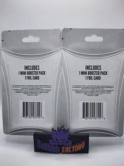 (2) Unbroken Bonds 3-Card Mini Booster Blister Pack Dollar General - Image 2