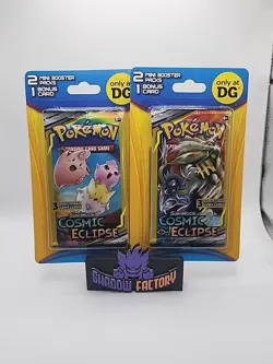 (2) Unbroken Bonds And Cosmic Eclipse 3-Card Mini Booster Blister Packs New - Image 1
