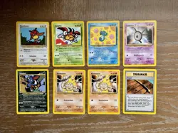 Pokemon Neo Genesis Neo Revelation Lot 8 Cards German LP - Image 1
