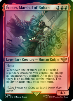 Eomer, Marshal of Rohan FOIL, The Lord of the Rings, MTG NM/M - Image 1