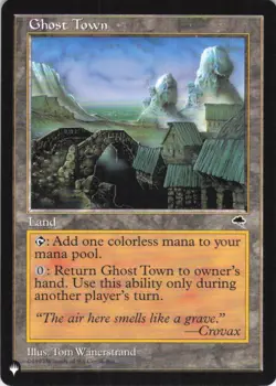 MTG Ghost Town | NM | The List Reprints - Image 1
