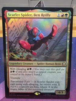 Magic - Scarlet Spider, Ben Reilly R 0142 Marvel's Spider-Man Foil - Image 1