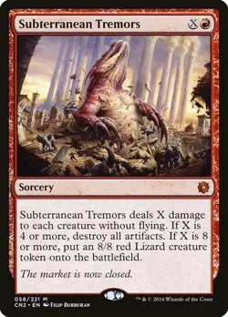 RUSH ENGLISH Subterranean Tremors MTG magic CN2 - Image 1