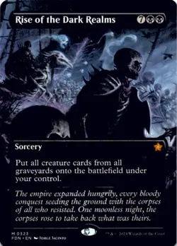 MTG Rise of the Dark Realms (Borderless) Normal NM Foundations Magic 323 - Image 1