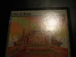 mtg magic city of brass FOIL 8 th edtion ENGLISH NEAR MINT cite d'airain - Image 3