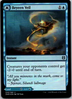 Magic the Gathering Foil Beyeen Veil Beyeen Coast Zendikar Rising MTG - Image 1