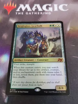 Mtg. Brightglass Gearhulk. Foil. Aetherdrift. Pack Fresh - Image 1